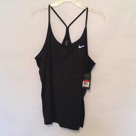 Nike Tops - 🆕 Nike black racerback fitness tank